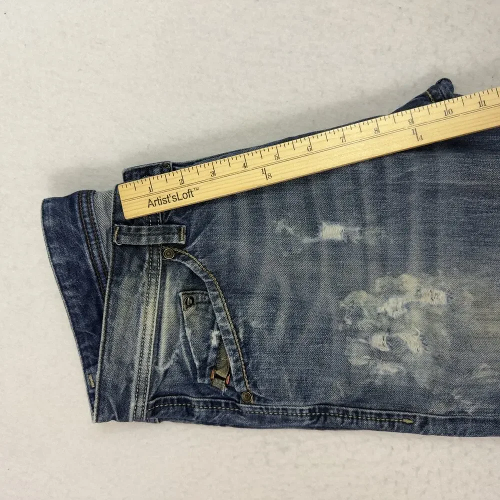 Diesel Jeans Mens Size 31 Blue Eyecons 2013 2 Edition Distressed Italy Denim